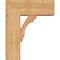 Ekena Millwork Olympic Block Smooth Bracket w/ Offset Brace, Western Red Cedar, 7 1/2"W x 18"D x 22"H BKT0806X18X22OLY05SWR - alternate 4